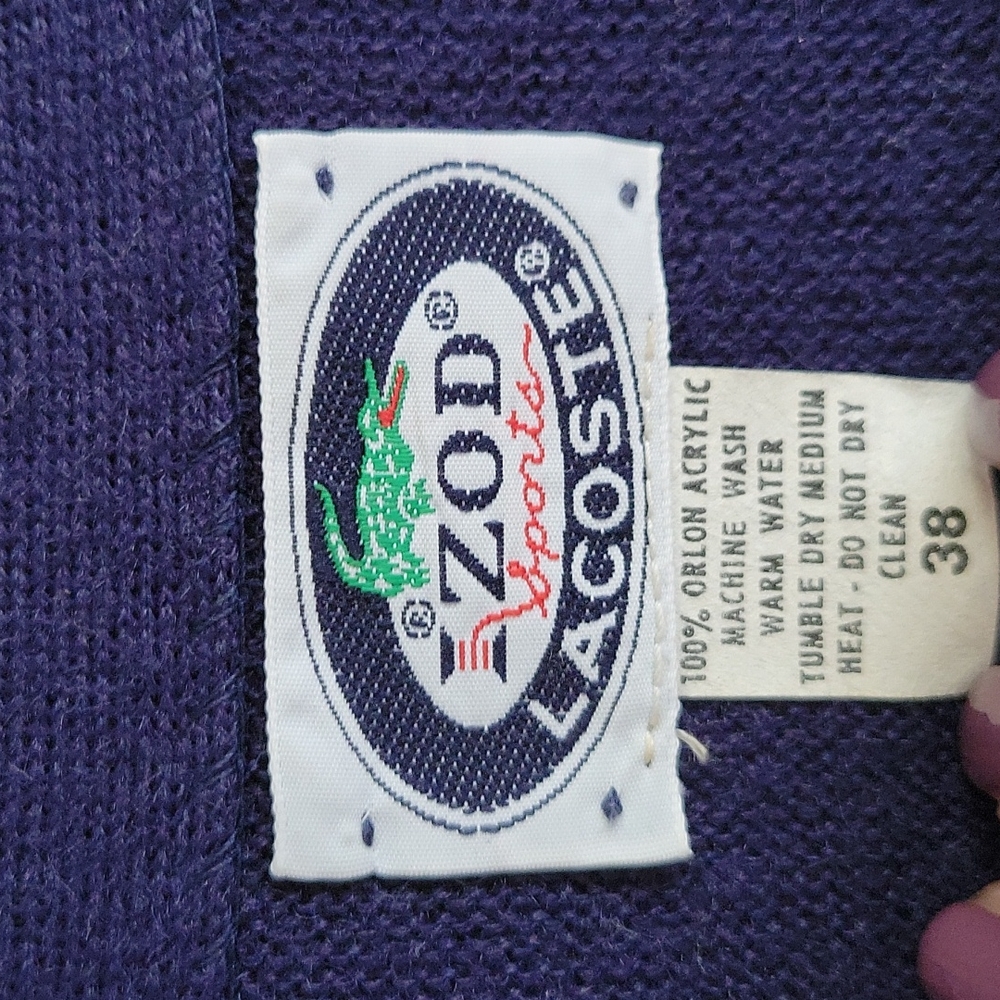 Vintage Lacoste Izod caridgan - Picture 2 of 5